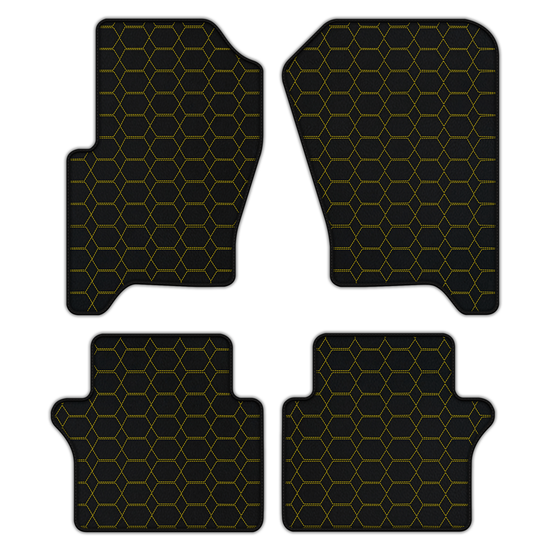 Customizable Leather Floor Mats with Hexagon Hex Pattern for Range Rover Sport (2010-2013)