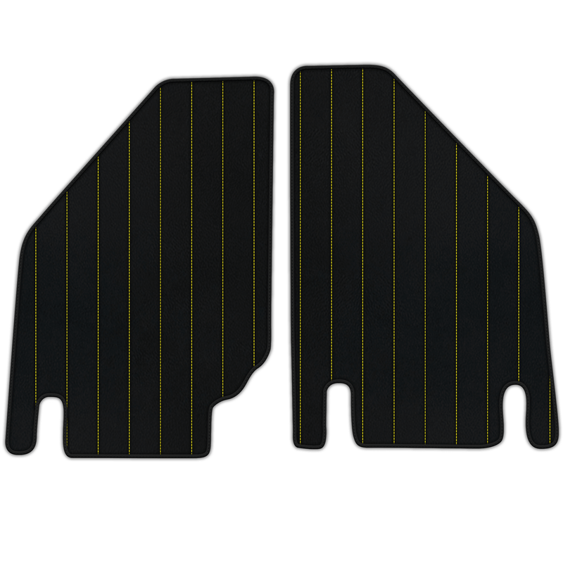Customizable Leather Floor Mats with Line Pattern for Lamborghini Countach (1974–1990)