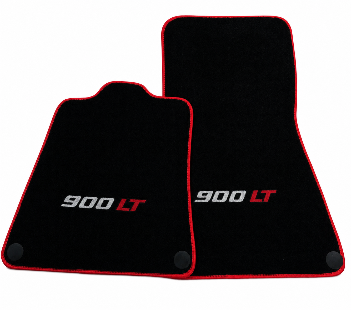 Black Floor Mats For McLaren 720S Year 2017-2021 With Green Leather