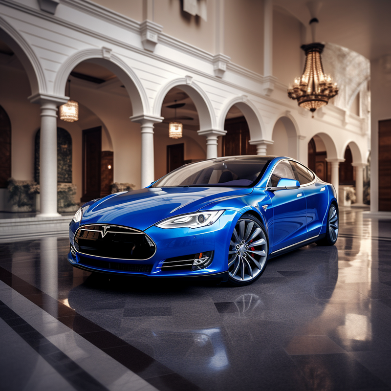 Autowin の Tesla Model S (2012-2023) 専用フロアマット