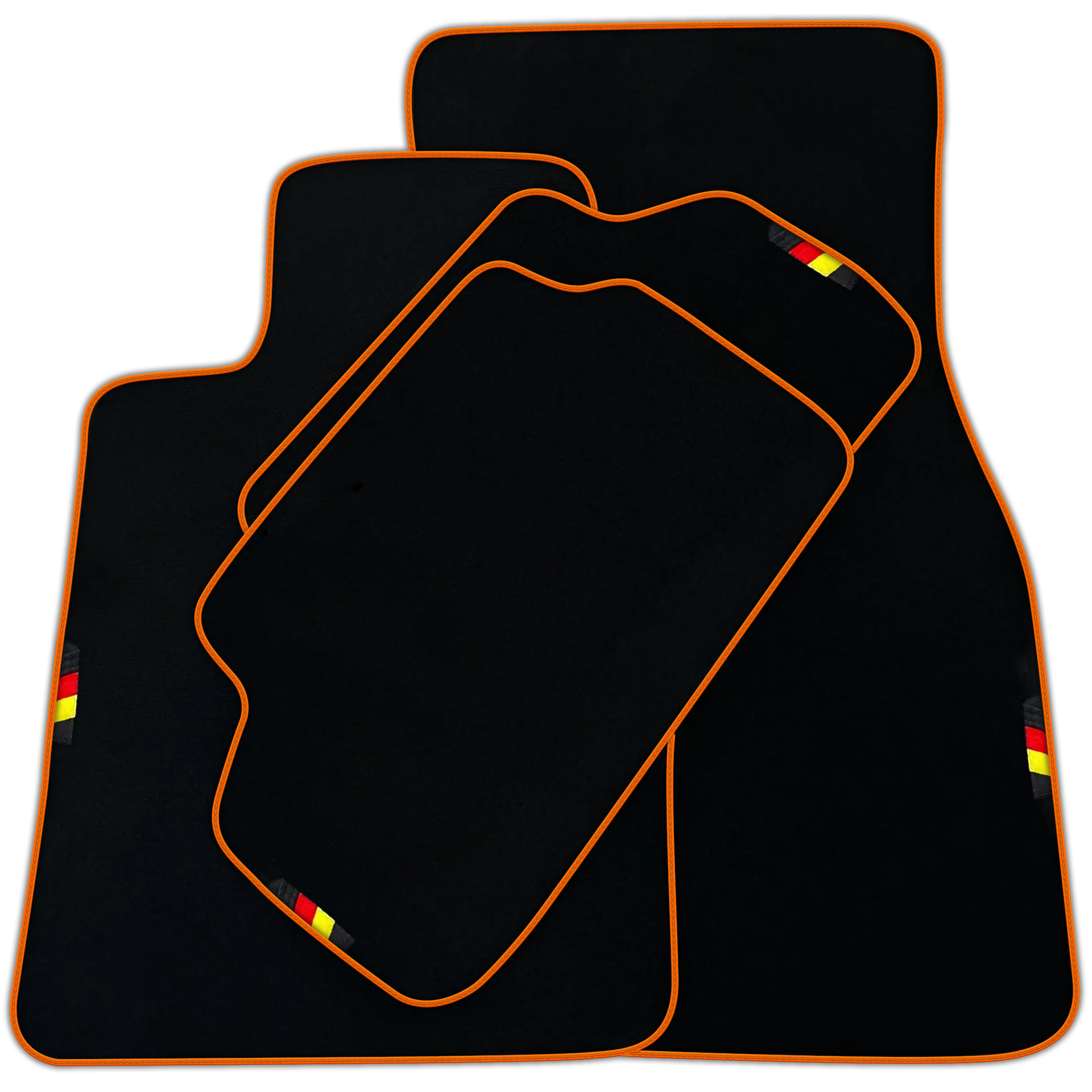 Black Floor Mats For BMW 2 Series F22 Germany Edition | Various Trim Colors