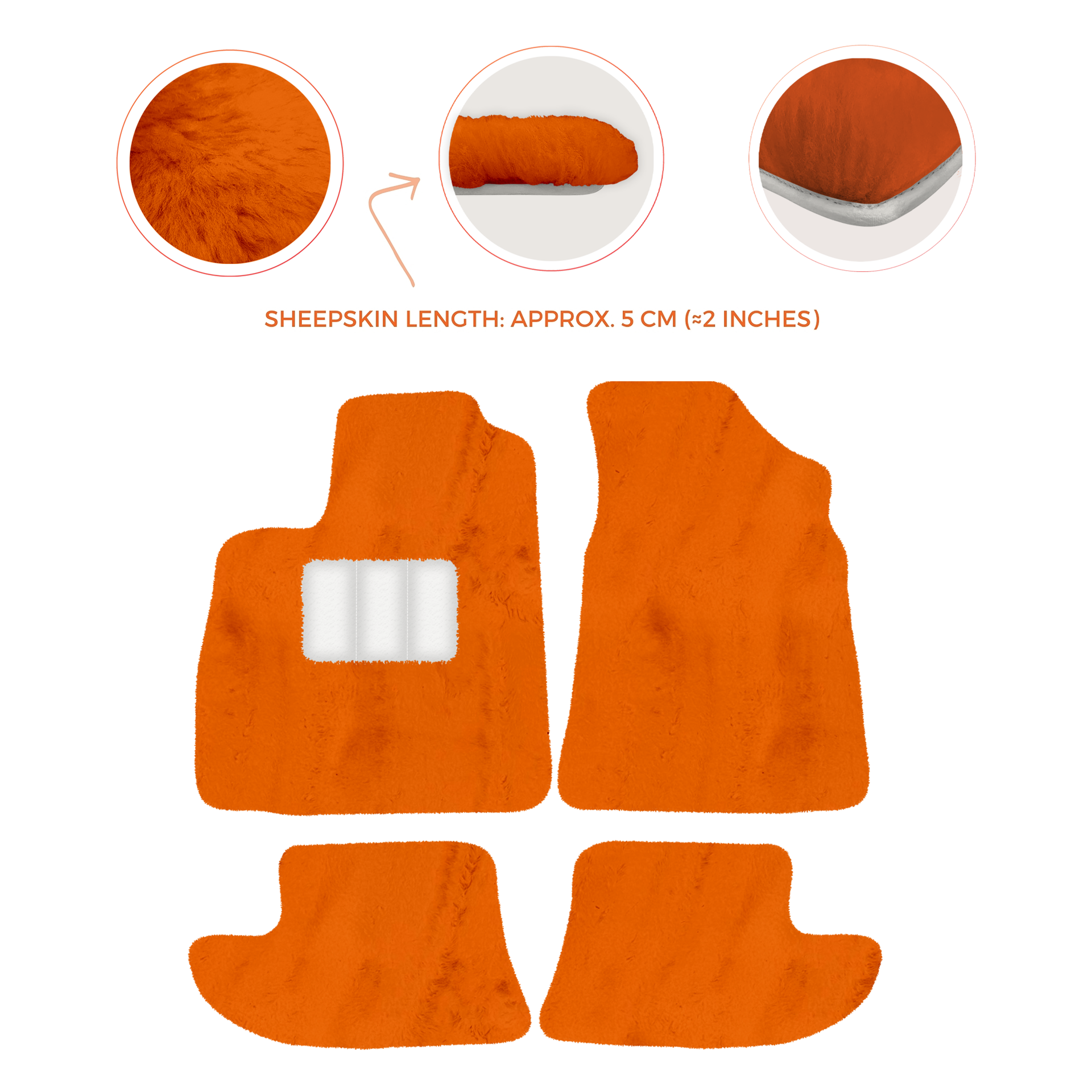 Premium Sheepskin Floor Mats for Bentley Continental GT (2003-2011)