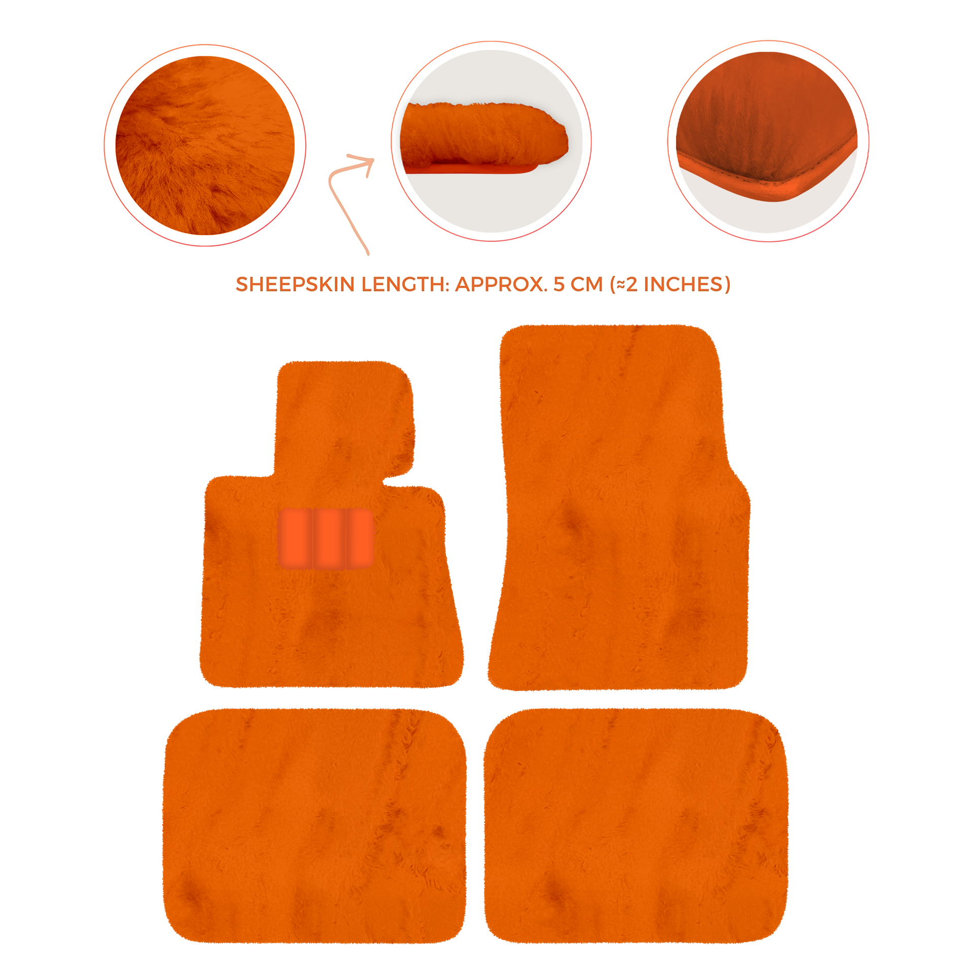 Luxury Sheepskin Floor Mats for Rolls-Royce Ghost Series I (2010-2014)