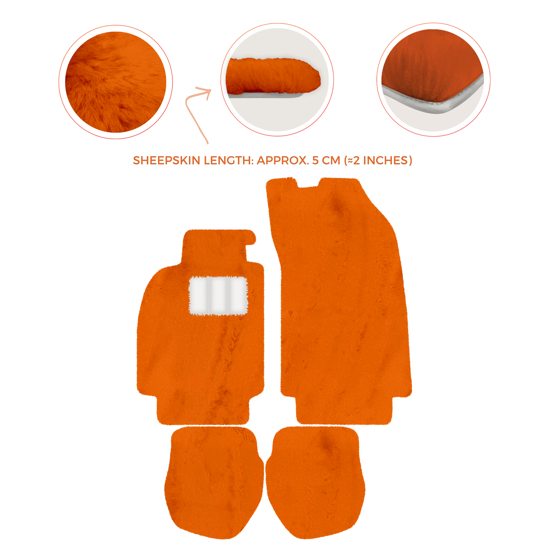 Light Blue Floor Mats for Porsche 964 (1989-1994) with Leather - AutoWin