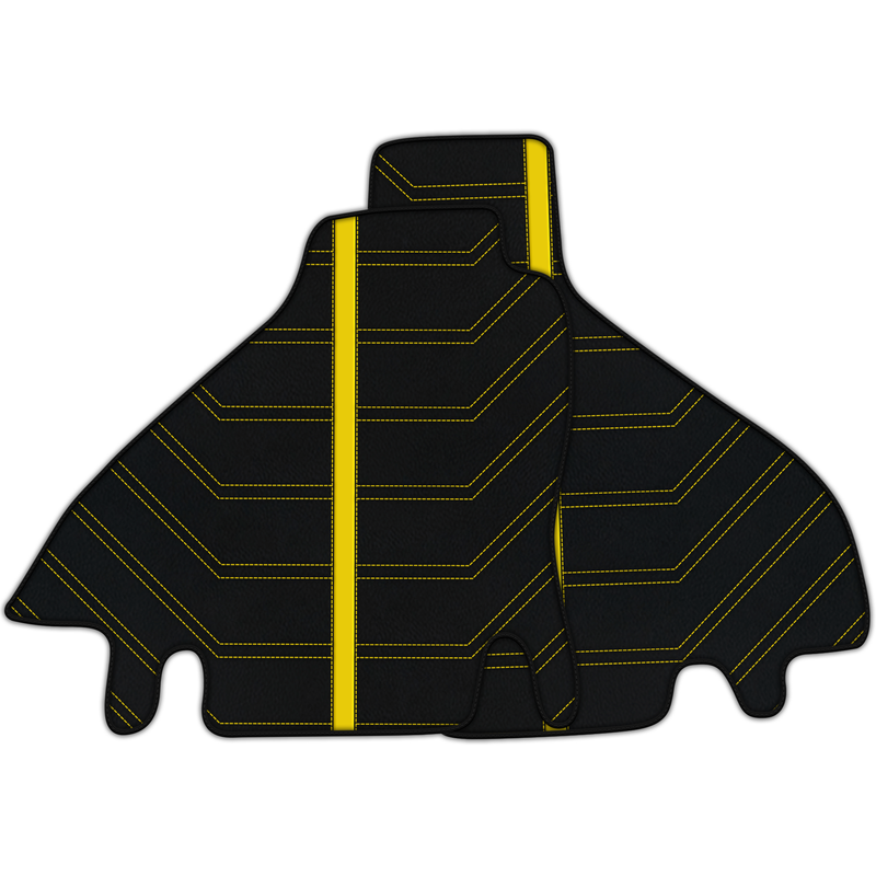 フェラーリ・テスタロッサ(1984~1996年)用カスタマイズ可能なレザーフロアマット A1エディション