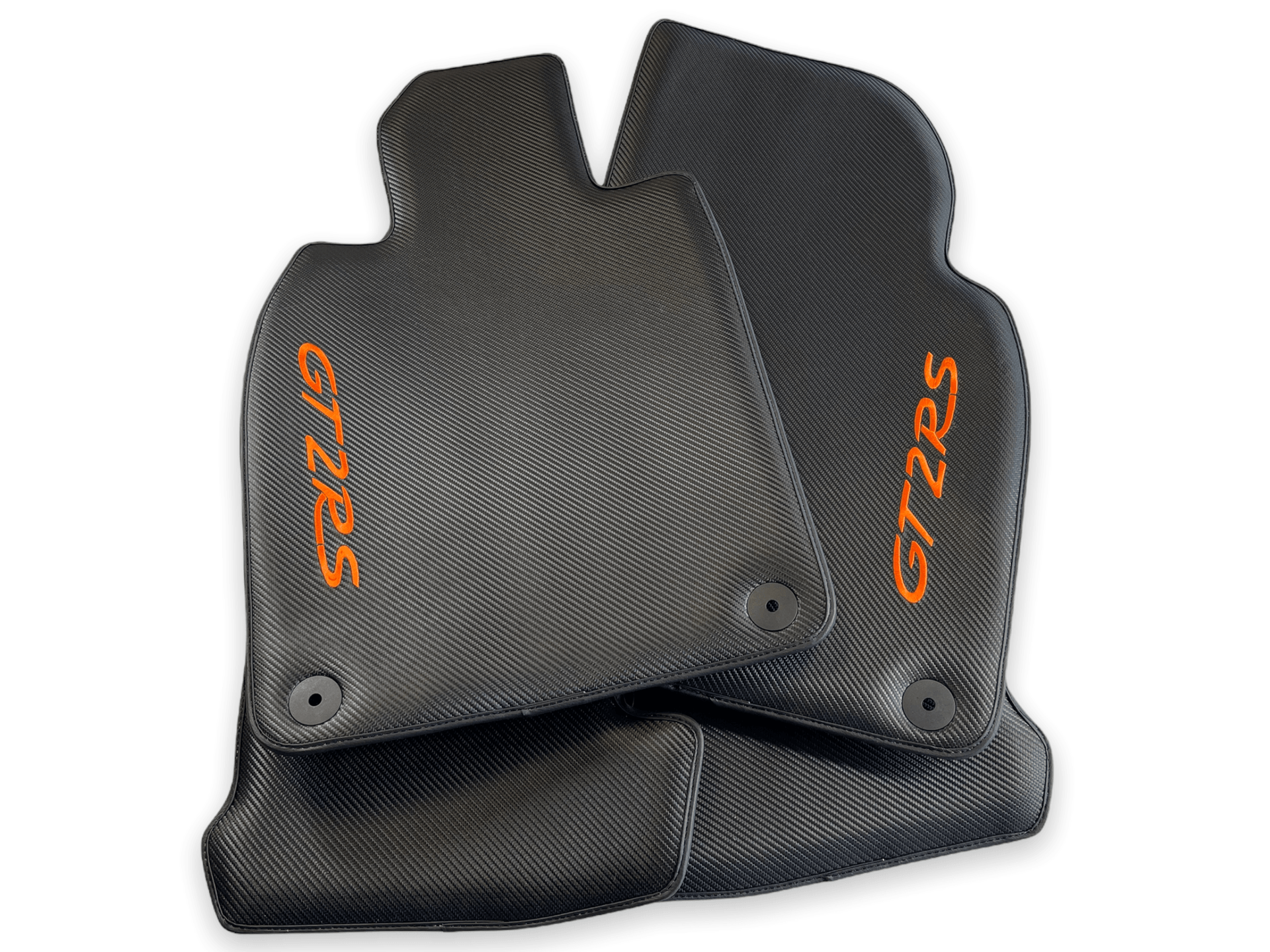 Floor Mats for Porsche 911 991 GT2 RS (2012-2019) Carbon Fiber Carpets AutoWin