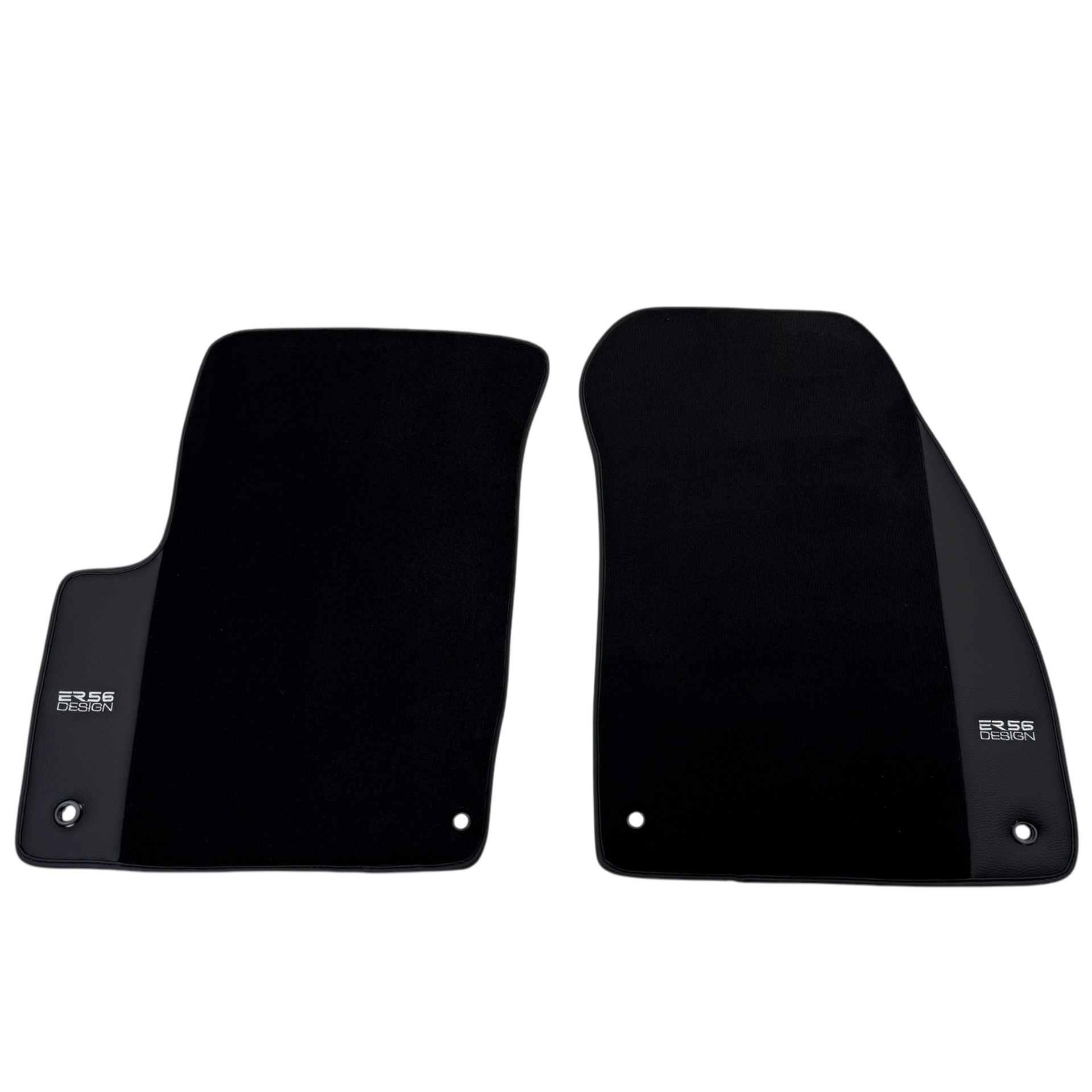 ER56 Design Black Floor Mats for Chevrolet TrailBlazer RG (2011-2024) with Leather