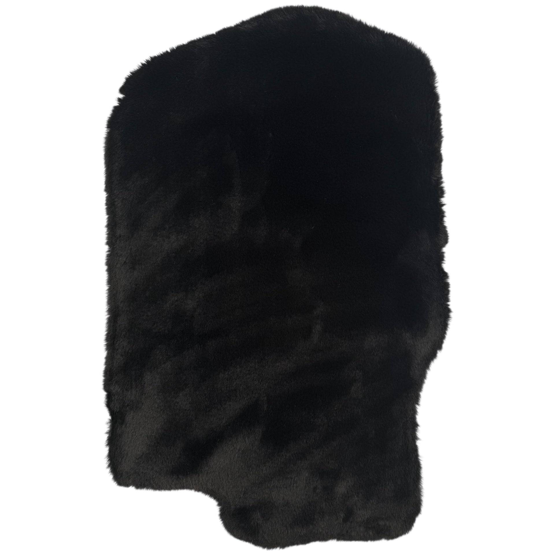 Black Sheepskin Floor Mats for Mercedes Benz GLS-Class X167 Maybach (2020-2023)
