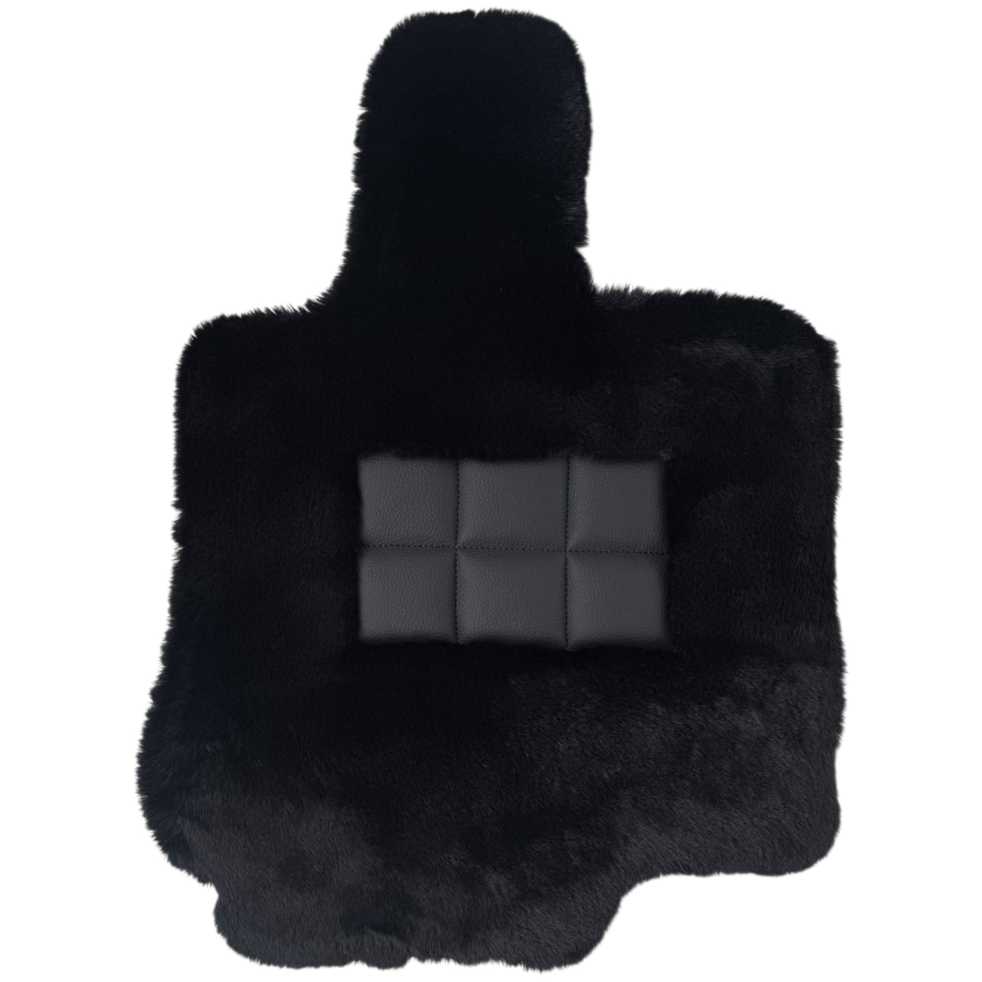 Black Sheepskin Floor Mats for Mercedes Benz GLS-Class X167 Maybach (2020-2023)