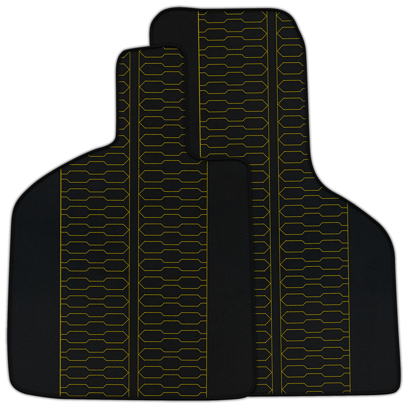 Anpassbare Lederfußmatten mit ER56-Muster für Lamborghini Huracan Performante (2017-2019)