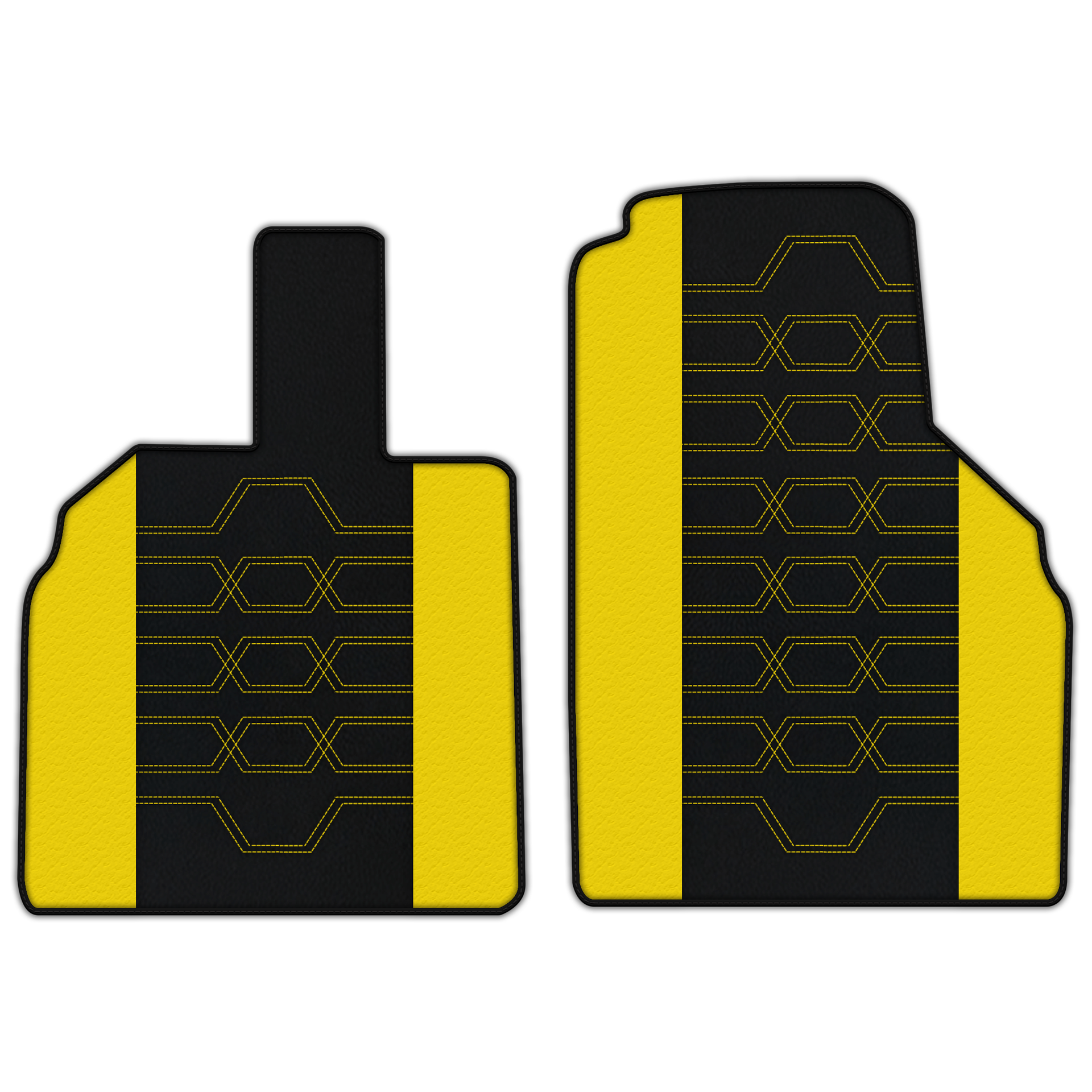 Custom Leather Floor Mats for Lamborghini Gallardo | AH01 Pattern