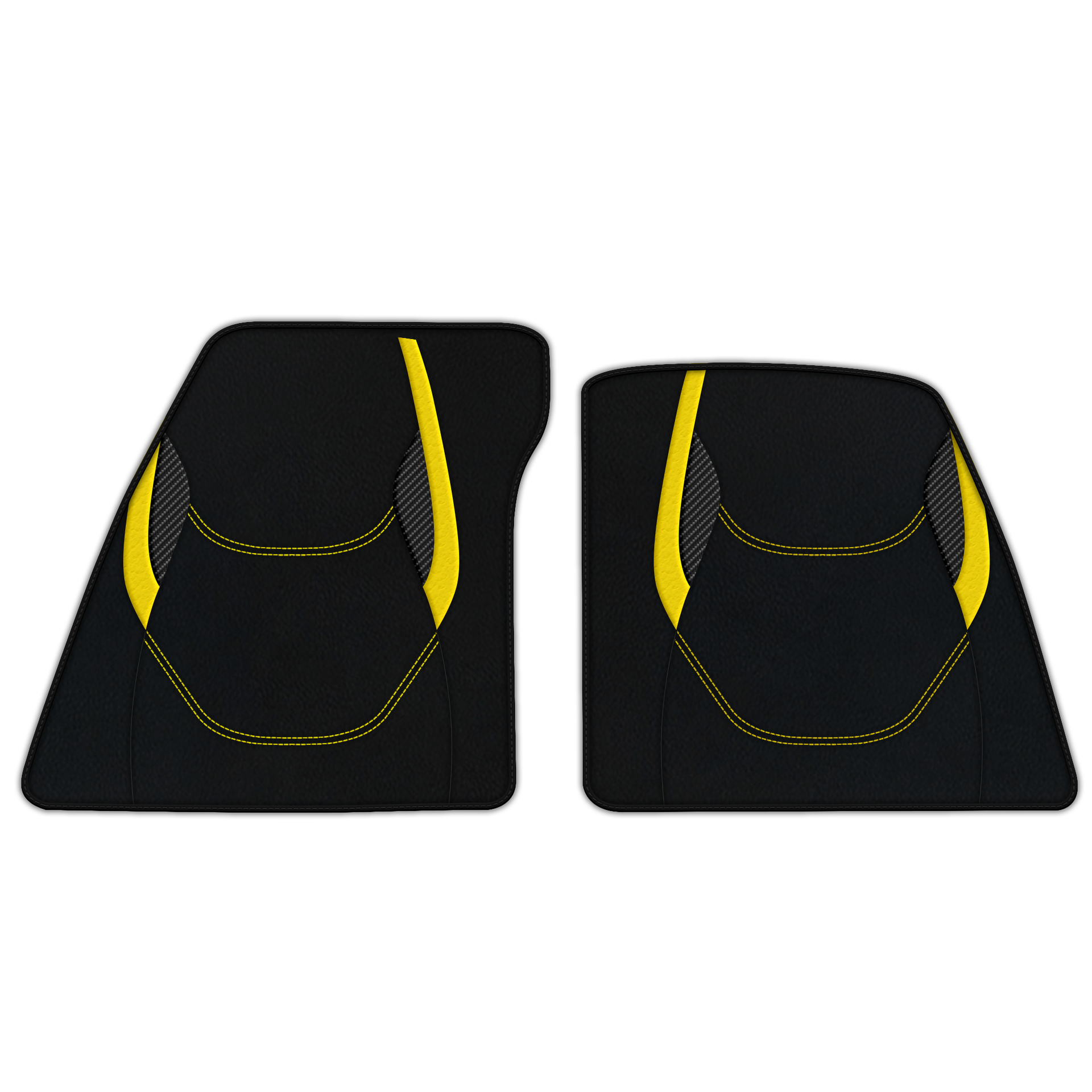Customizable Leather Floor Mats for Ferrari 296 GTB - AW23 Pattern