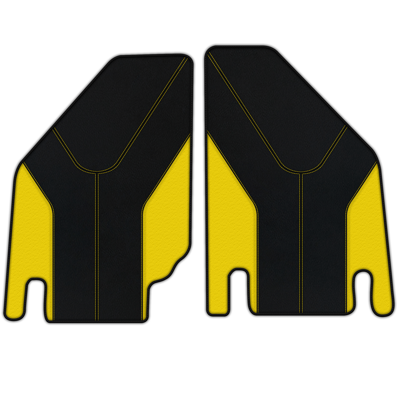 Customizable Leather Floor Mats with AW27 Pattern for Lamborghini Countach (1974–1990)