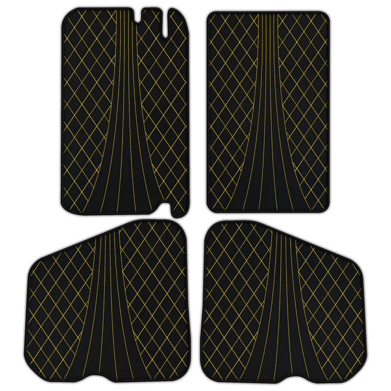 Customizable Leather Floor Mats with AW14 Pattern for Rolls Royce Shadow (1965-1977)