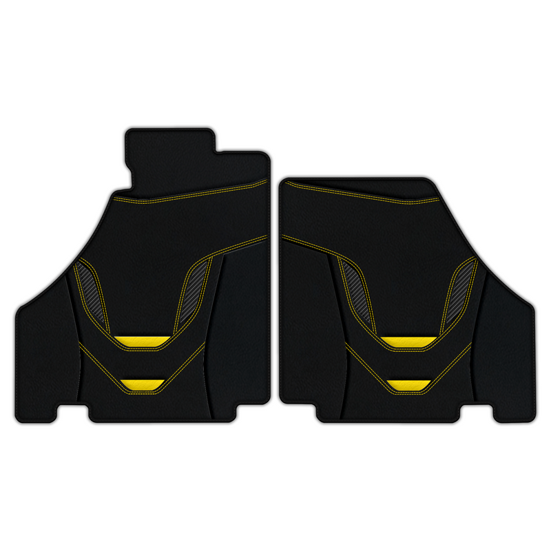 Customizable Leather Floor Mats with AW46 Pattern for Ferrari 360 (1999-2005)
