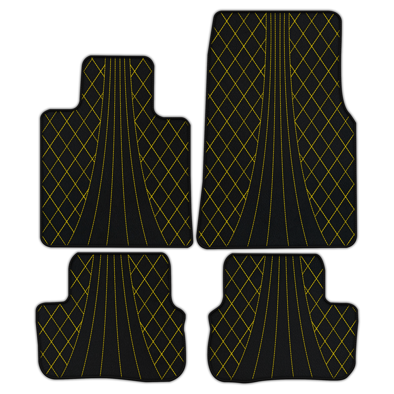 Customizable Leather Floor Mats with AW14 Pattern for Rolls Royce Spectre (2023-2024)