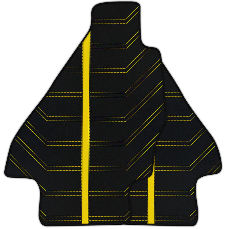 Customizable Leather Floor Mats A1 Edition for Ferrari Dino GT4 (1973-1979)