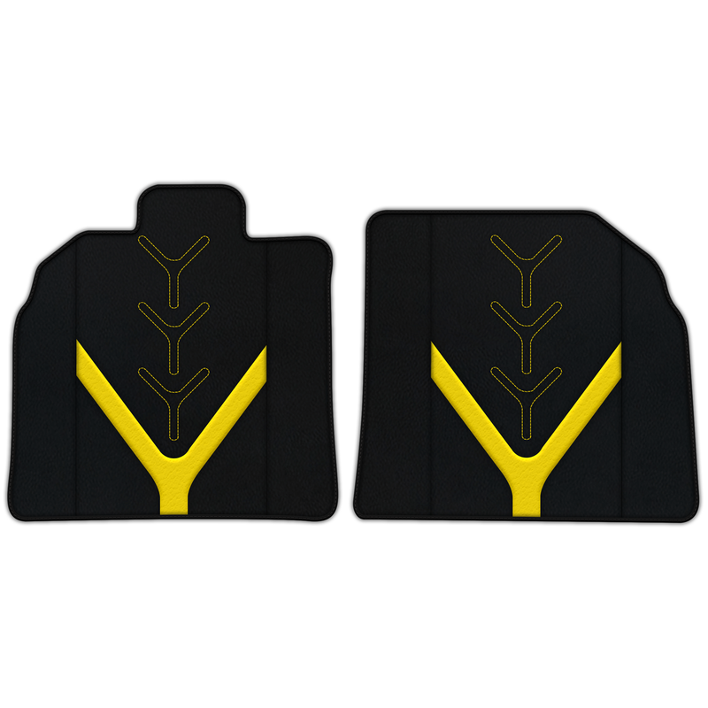 Customizable Leather Floor Mats with AW25 Pattern for Lamborghini Aventador SV (2012-2022)