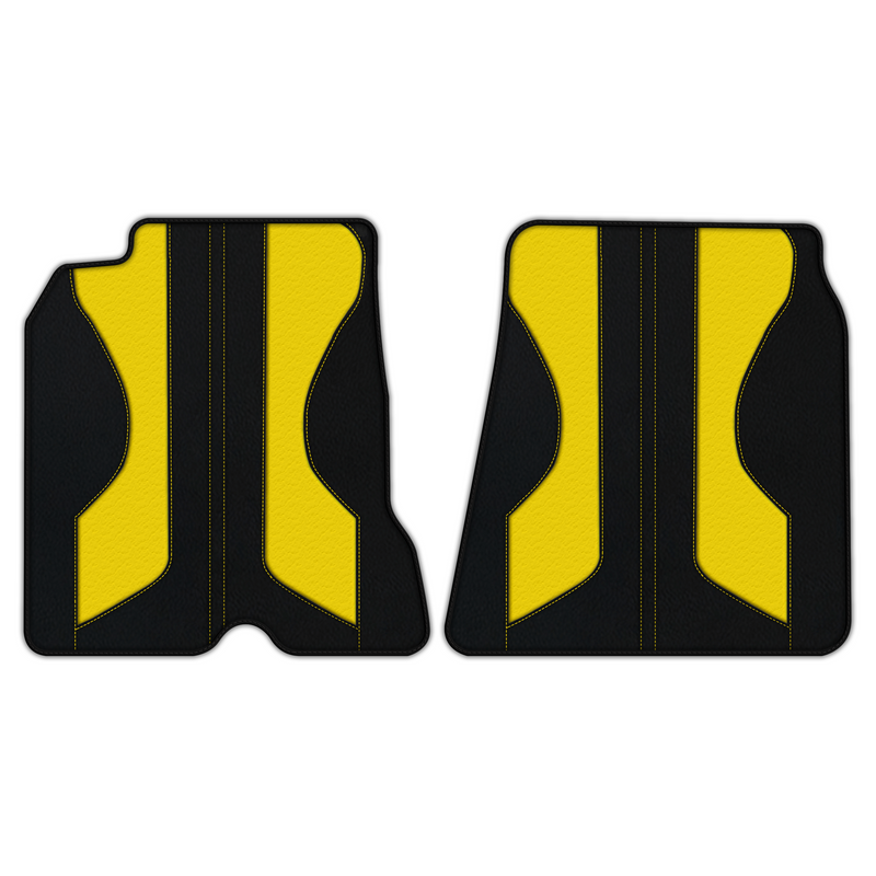 Customizable Leather Floor Mats with Pattern ER56 V2 Edition for Ferrari California T (2015-2018)