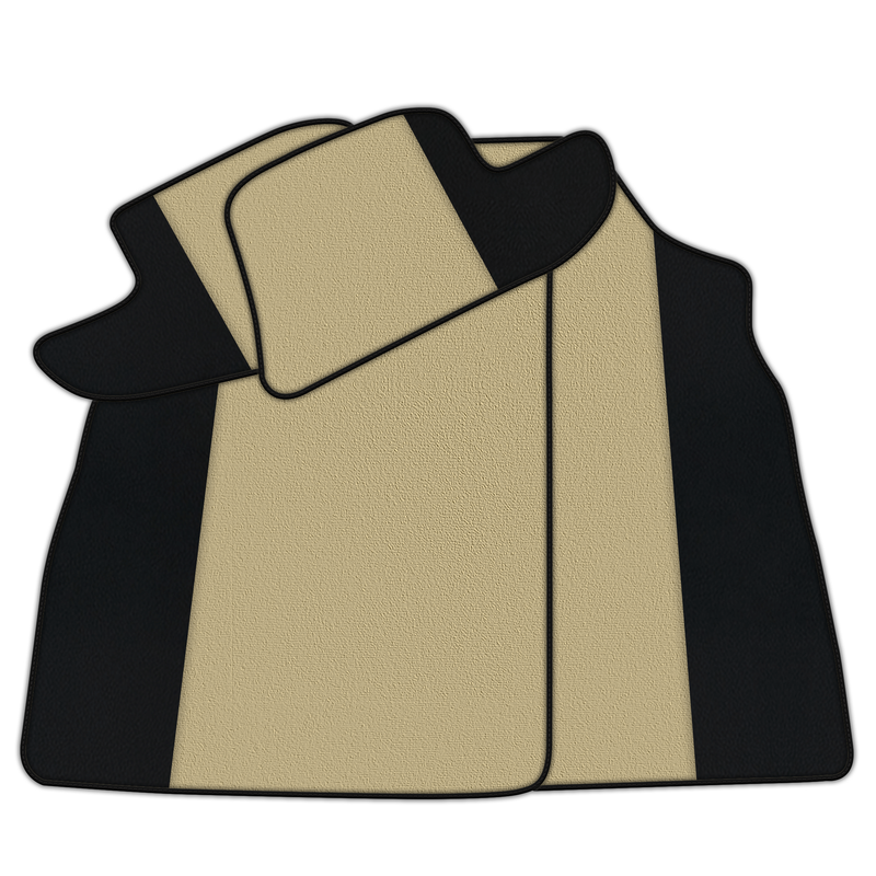 Individualisierbare Fußmatten aus Teppich mit Leder für Bentley Continental GT (2011–2018)