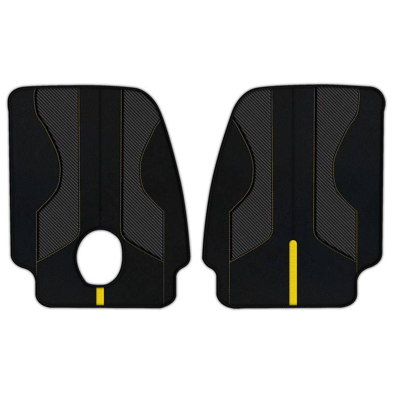 Customizable Leather Floor Mats with AW35 Pattern for Ferrari Monza SP2 (2018-2023)