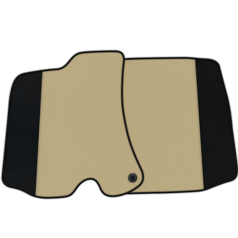 Anpassbare Fußmatten aus Teppich mit Leder für Ferrari Roma (2021-2024)