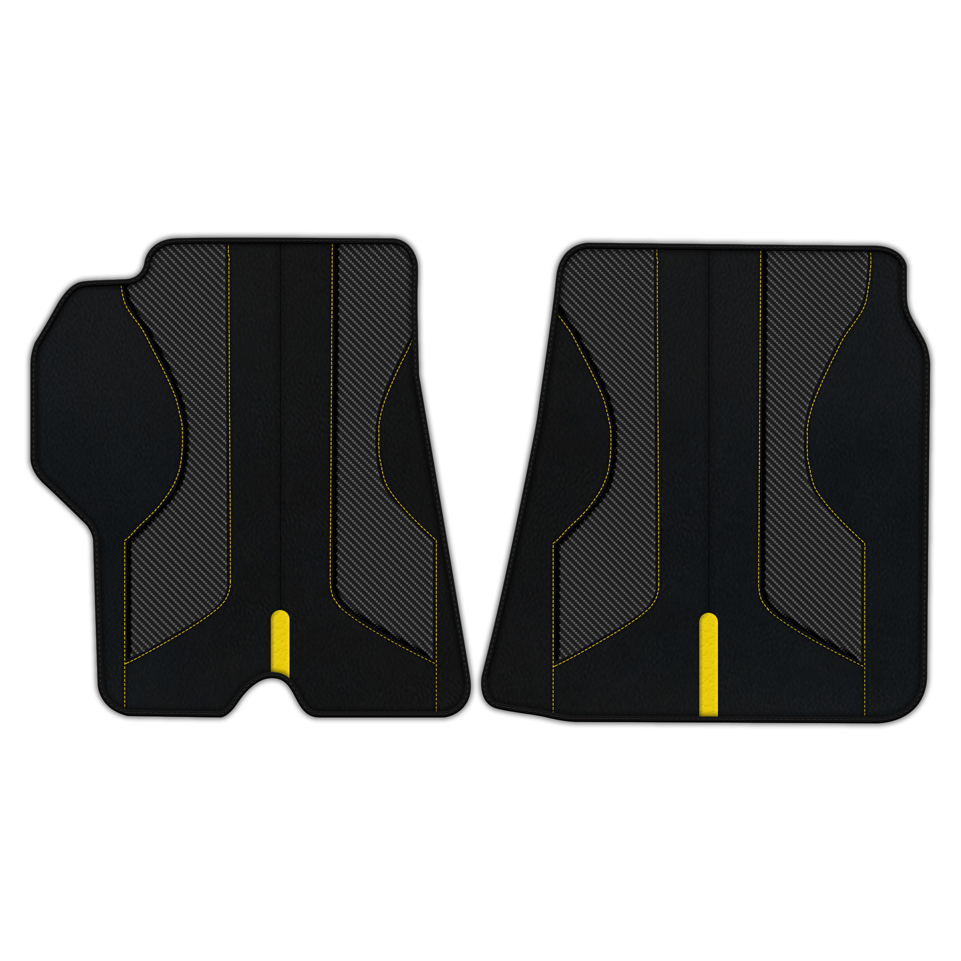 Customizable Leather Floor Mats with AW35 Pattern for Ferrari California (2008-2014) - AutoWin