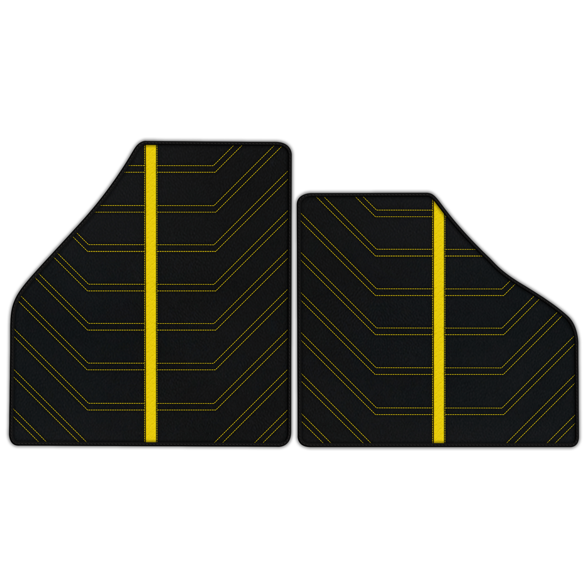 Customizable Leather Floor Mats A1 for Ferrari Roma (2021-2024)