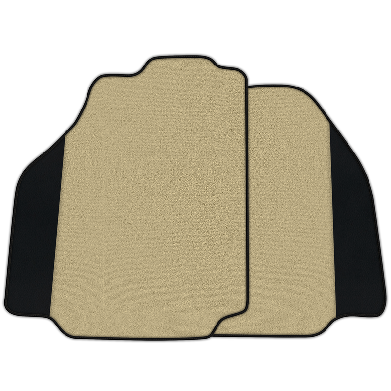 フェラーリ458スパイダー(2012-2015)用、カーペットとレザーを組み合わせたカスタマイズ可能なフロアマット