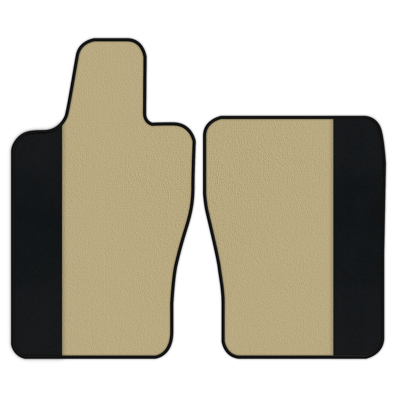 アストンマーティン ヴァンテージ(2019-2025)用 カーペットとレザーを組み合わせたカスタマイズ可能なフロアマット