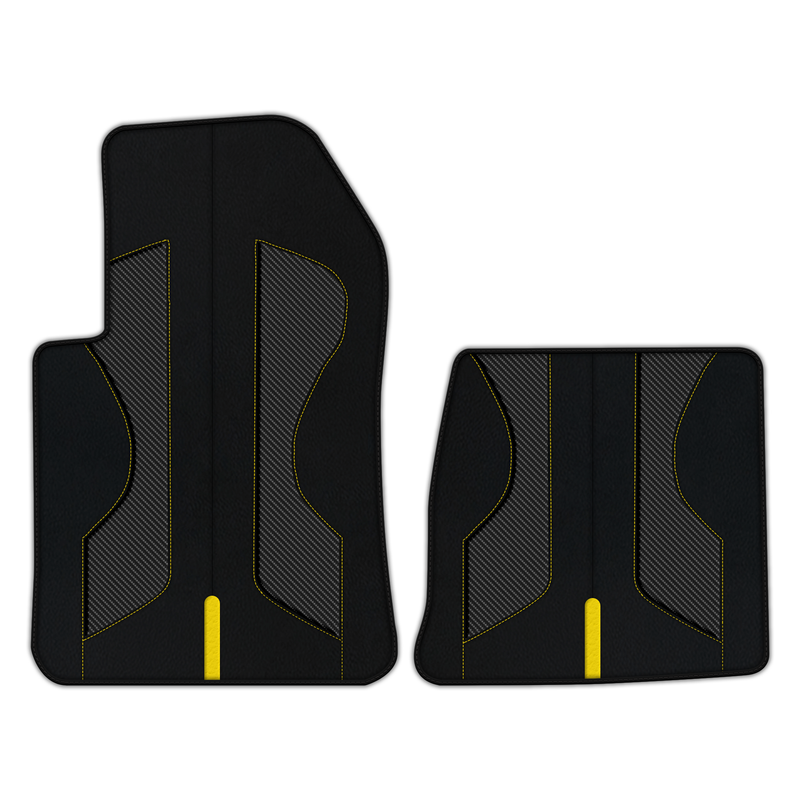 Customizable Leather Floor Mats with AW35 Pattern for Ferrari 599 Coupe (2006-2012)