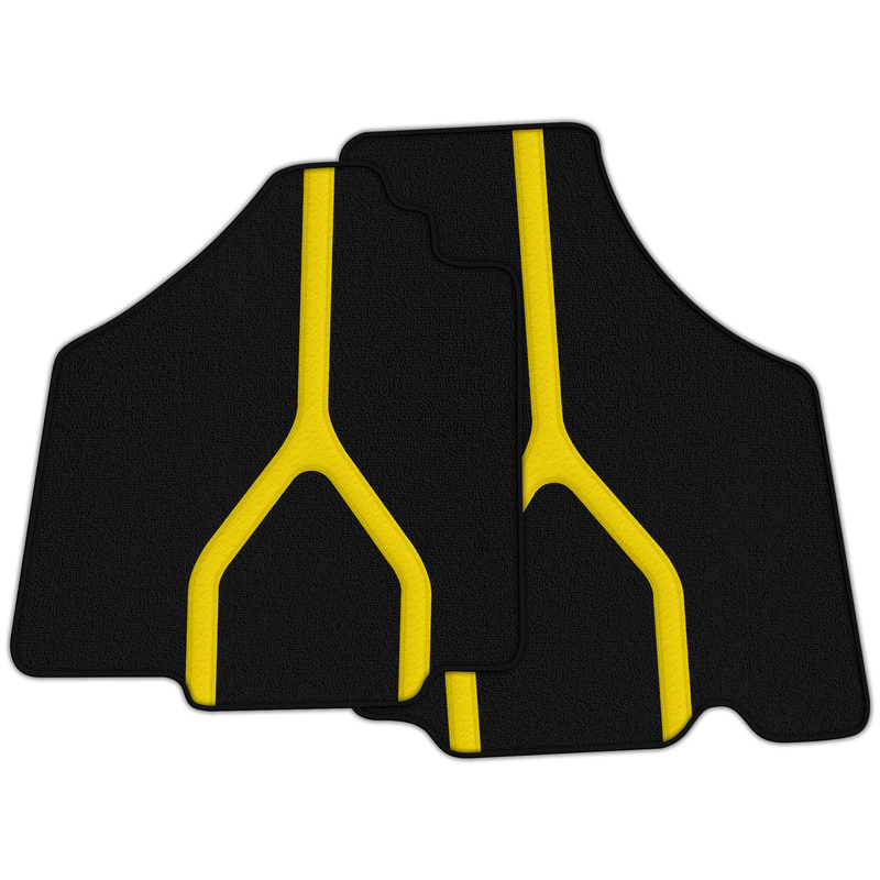 ランボルギーニ・ムルシエラゴ(2001-2010)用、レザーA56パターンのカーペットからカスタマイズ可能なフロアマット