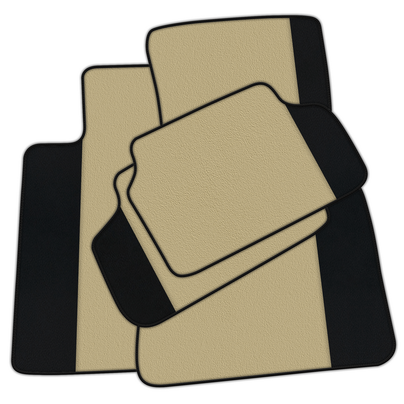 BMW E91 5ドアツーリング(2005-2012)用 カーペットとレザーを使用したカスタマイズ可能なフロアマット