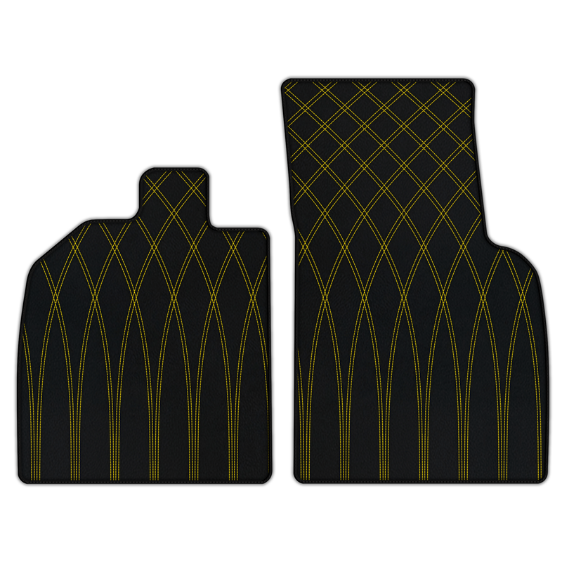 Customizable Leather Floor Mats with AW34 Pattern for Audi R8 (2015-2023)