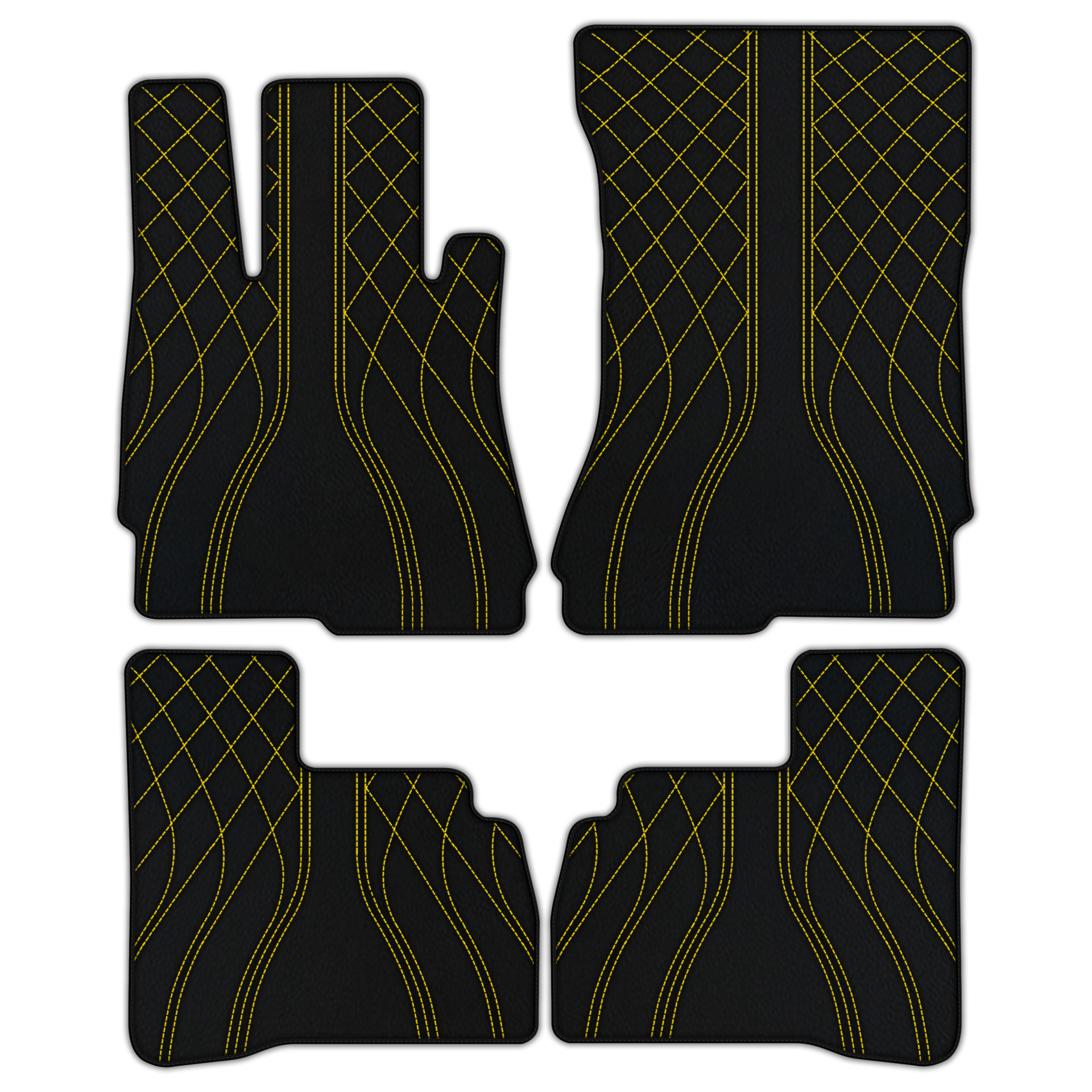 Custom Leather Car Mats for Mercedes S-Class W222 Short Wheelbase