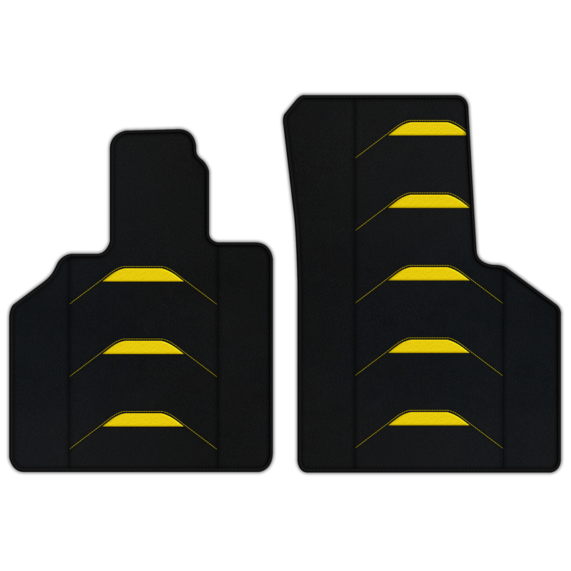 Customizable Leather Floor Mats with AW24 Pattern for Lamborghini Gallardo (2004-2014)