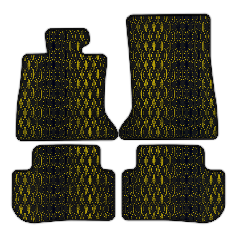 Customizable Leather Floor Mats with AW10 Pattern for Rolls Royce Dawn (2016-2023)