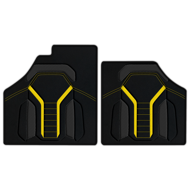 Customizable Leather Floor Mats with AW47 Pattern for Ferrari Enzo (2002-2004)