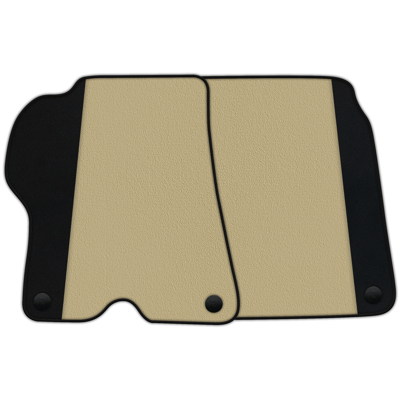 フェラーリ カリフォルニア(2008-2014)用、カーペットとレザーを組み合わせたカスタマイズ可能なフロアマット