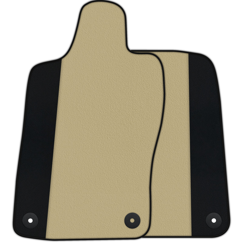 アストンマーティン DB11 (2016–2023) 用、カーペットとレザーを組み合わせたカスタマイズ可能なフロアマット