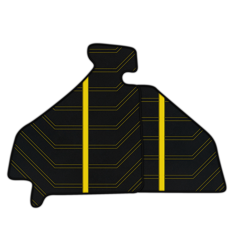 フェラーリ F355 (1994-1999) 用カスタマイズ可能なレザーフロアマット A1 エディション