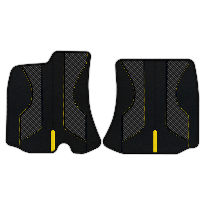 Customizable Leather Floor Mats with AW35 Pattern for Ferrari Roma (2021-2024)