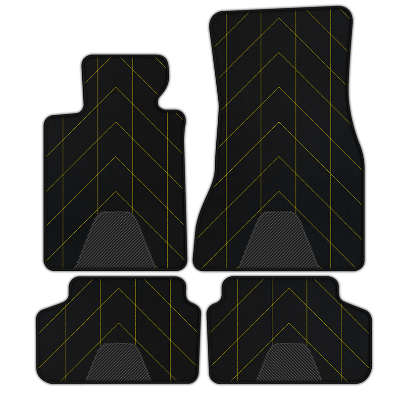 Customizable Leather Floor Mats with AW09 Pattern for BMW F01 (2008-2015)