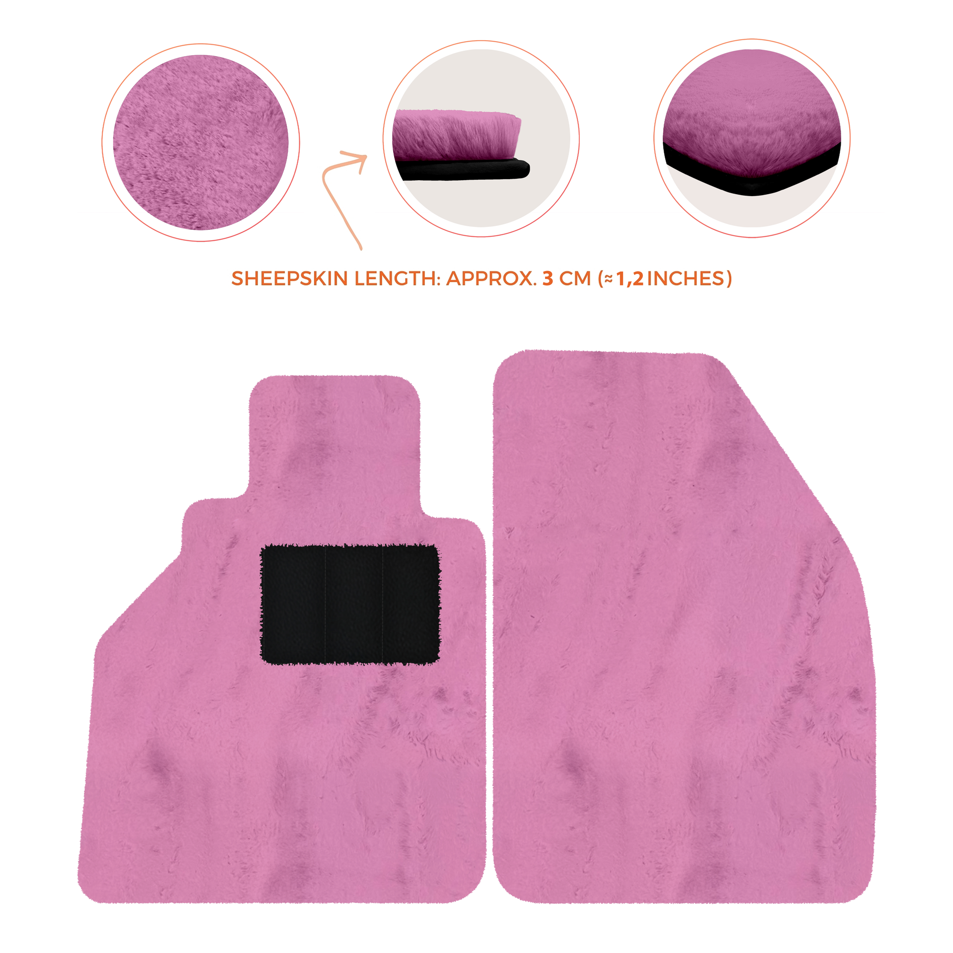 Dunkelblaue Fußmatten für Porsche 986 Boxster (1996-2004) mit Leder - AutoWin