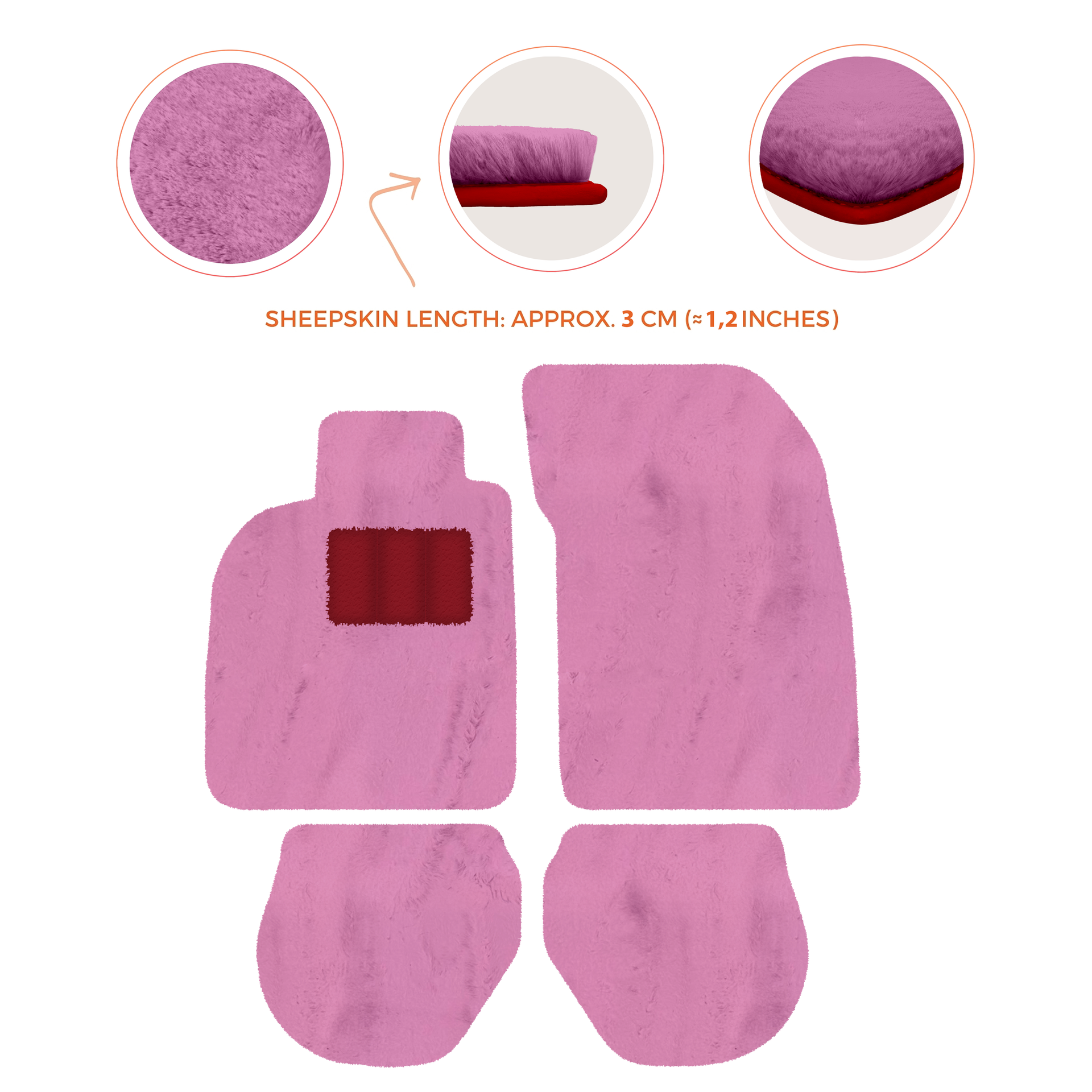 Customizable Leather Floor Mats with Divario Pattern for Porsche 911 - 993 (1994-1998) - AutoWin