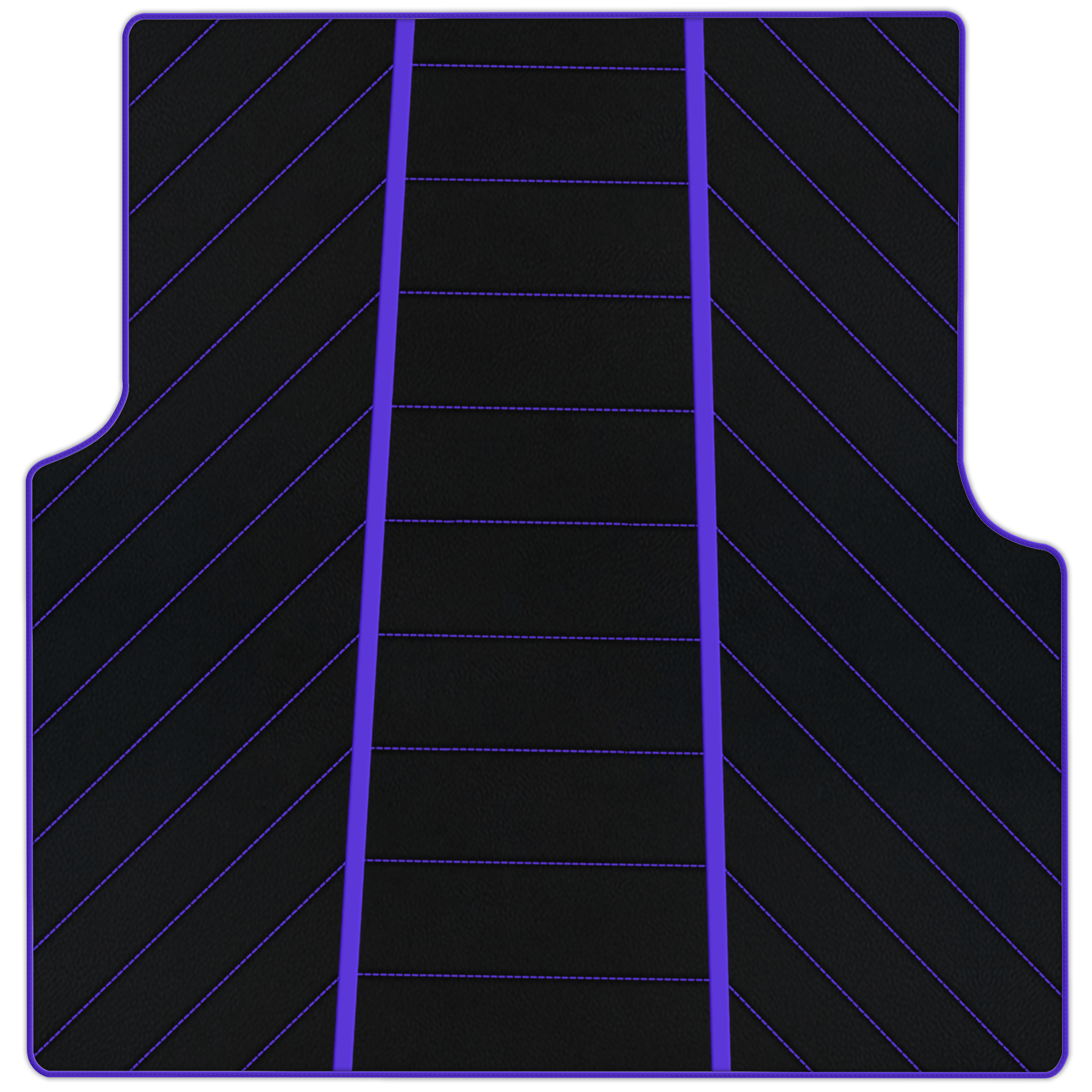 Luxury Black Leather Floor Mats for Rolls Royce Dawn 2016-2023