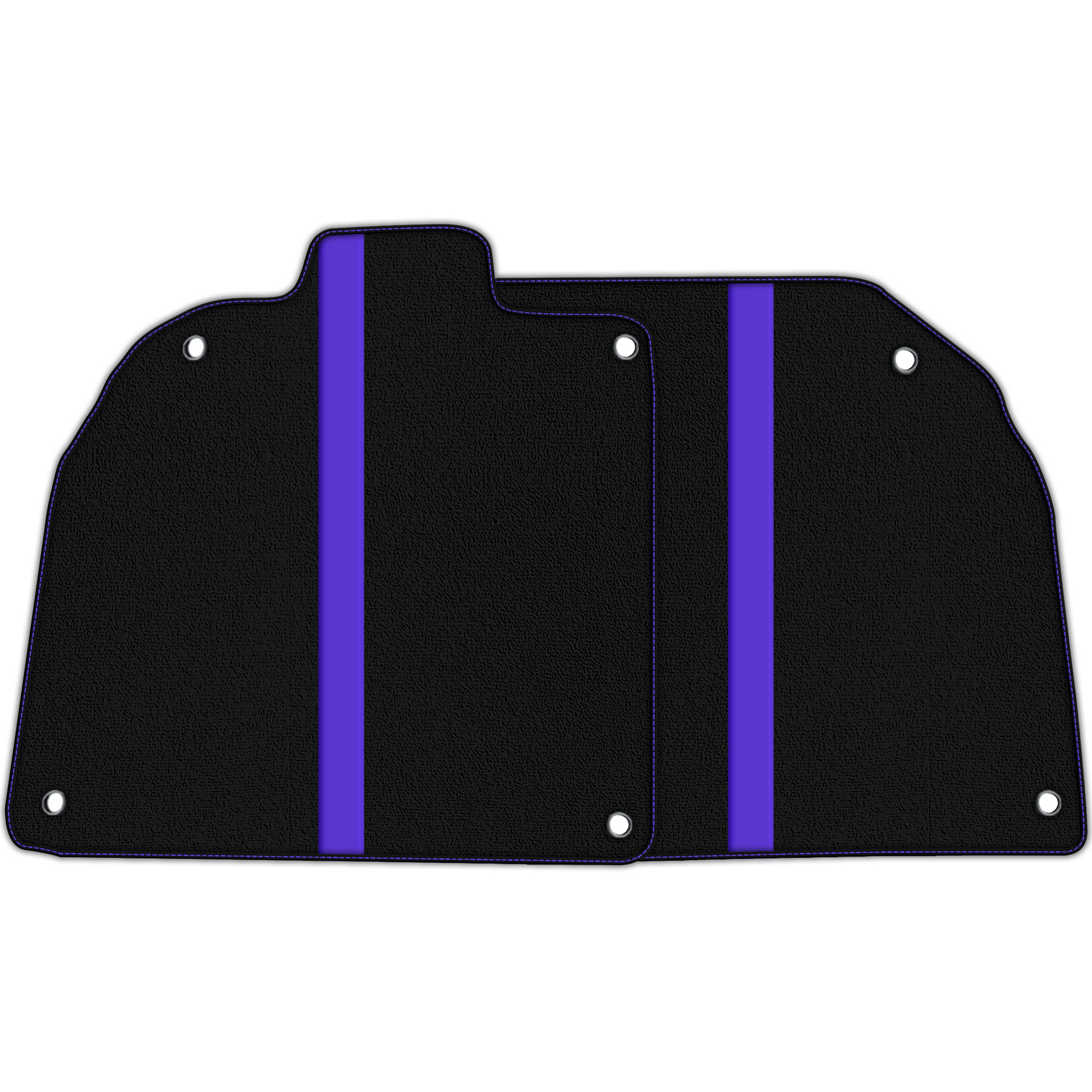 Custom Black Floor Mats with Leather for Lamborghini Aventador SV