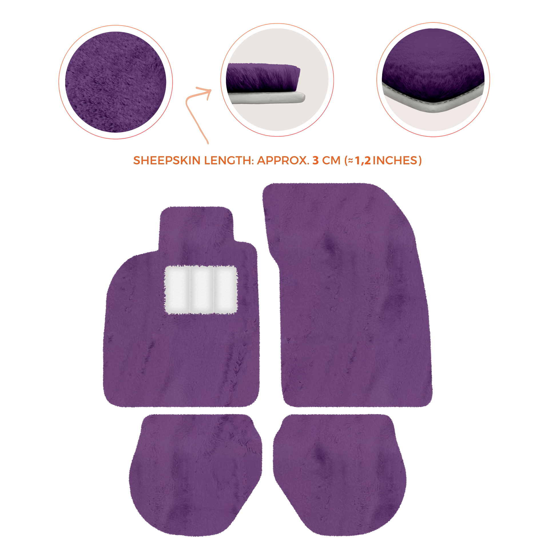 Customizable Leather Floor Mats with Divario Pattern for Porsche 911 - 993 (1994-1998) - AutoWin