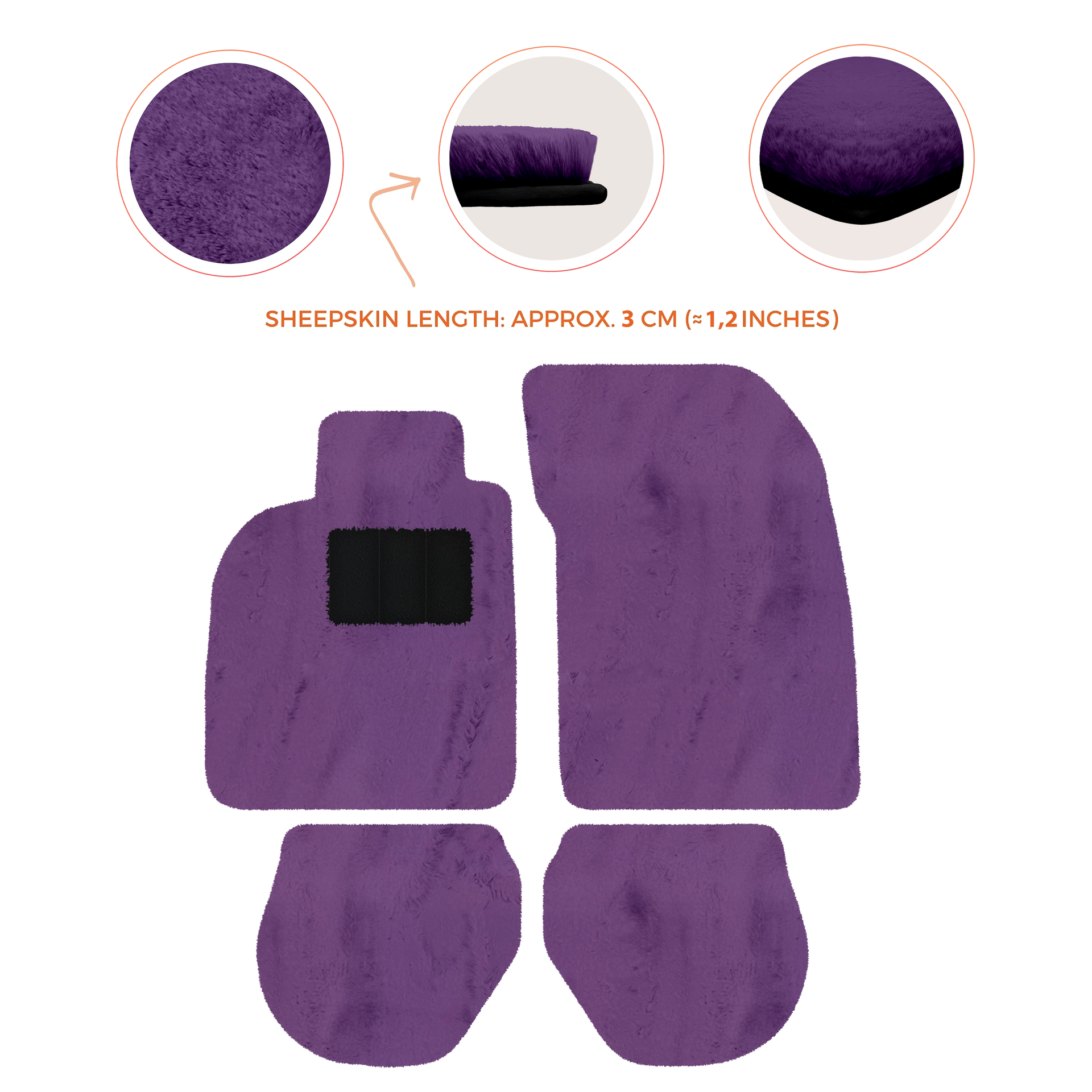 Customizable Leather Floor Mats with Divario Pattern for Porsche 911 - 993 (1994-1998) - AutoWin