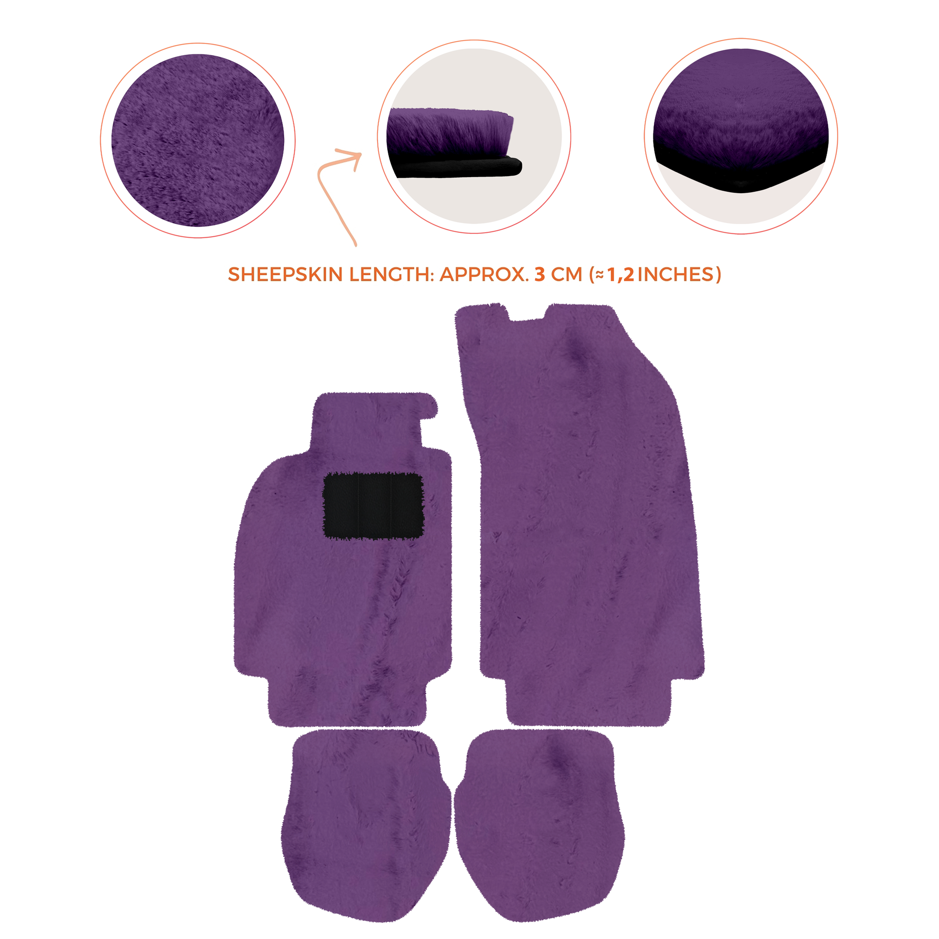 Light Blue Floor Mats for Porsche 964 (1989-1994) with Leather - AutoWin